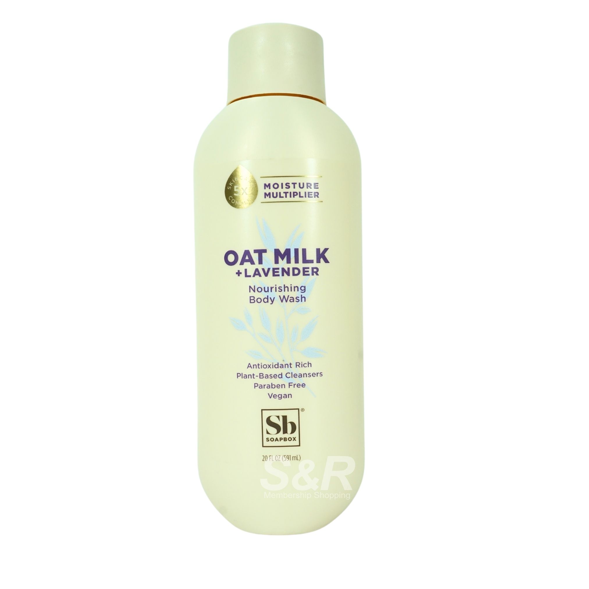 Soapbox Oatmilk + Lavender Nourishing Body Wash 591 mL